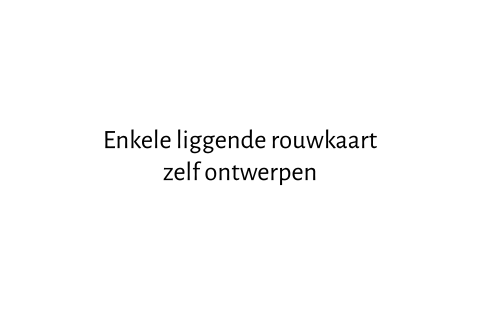 Enkele liggende rouwkaart ontwerpen