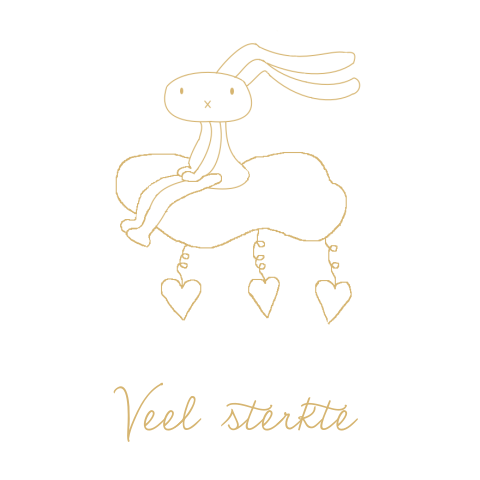 Sterkte kaartje na overlijden van kindje of baby