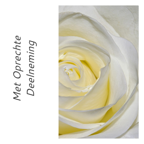 Mooie stijlvolle Met Oprechte Deelnemiing kaart