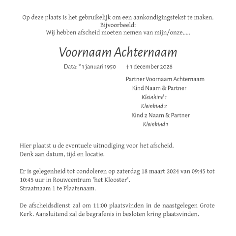 Kaart binnenkant