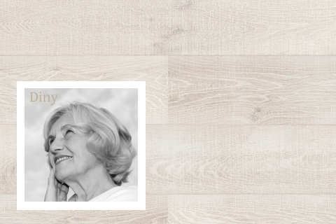 Mooie licht houten bedankkaart eigen foto