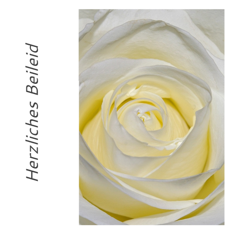 Rouwkaart in het Duits