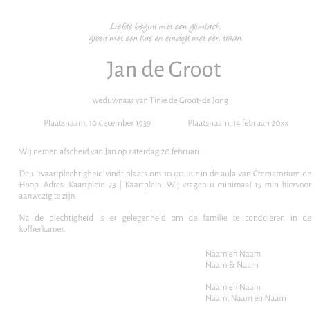 Kaart binnenkant