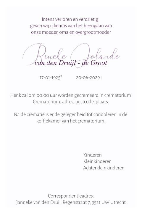 Kaart binnenkant