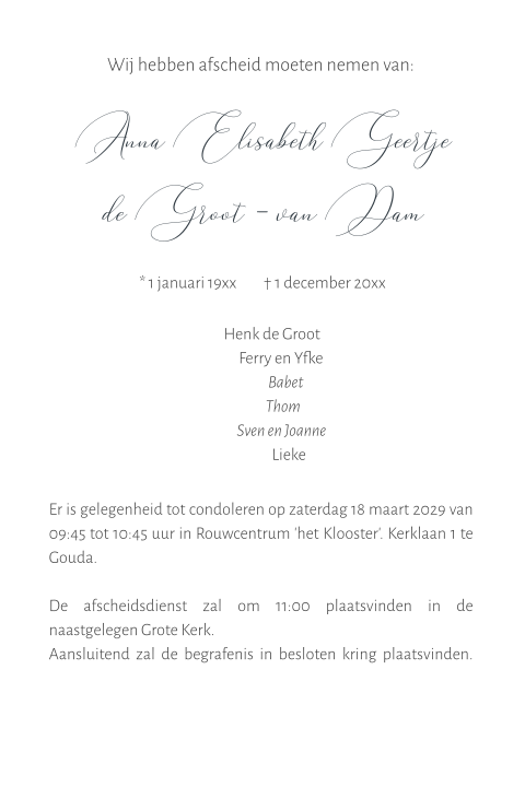 Kaart binnenkant