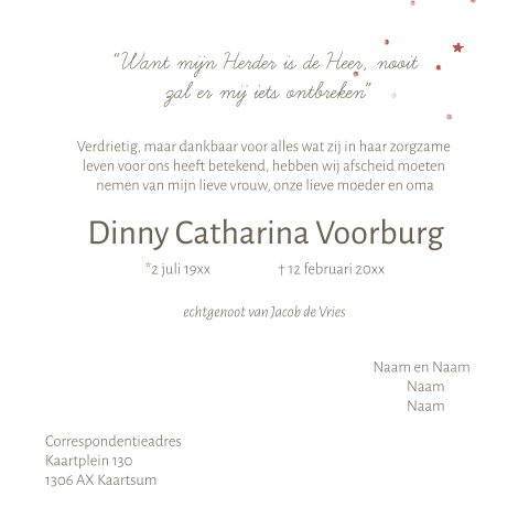 Kaart binnenkant