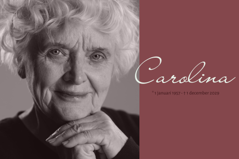 Moderne rouwkaart voor een vrouw met ruimte een eigen foto