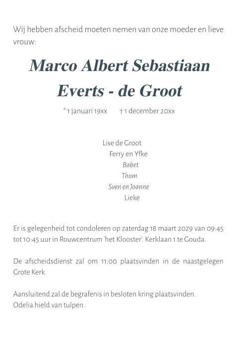 Kaart binnenkant