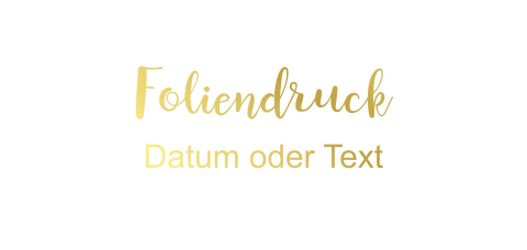 Doppelkarte blanko panorama Foliendruck