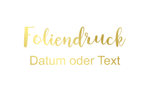 Doppelkarte blanko querformatig Falz links Foliendruck