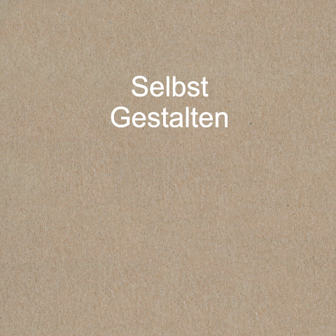 Doppelkarte blanko quadratisch Geburt Kraftpapier