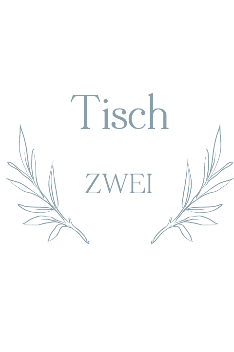 Tischkarte - Minimalistic Chic