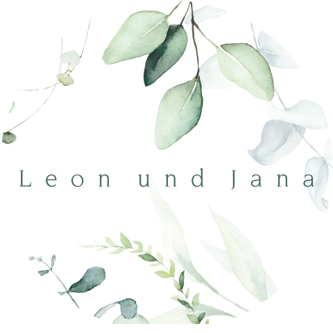 Briefsiegel mit grünen Blättern