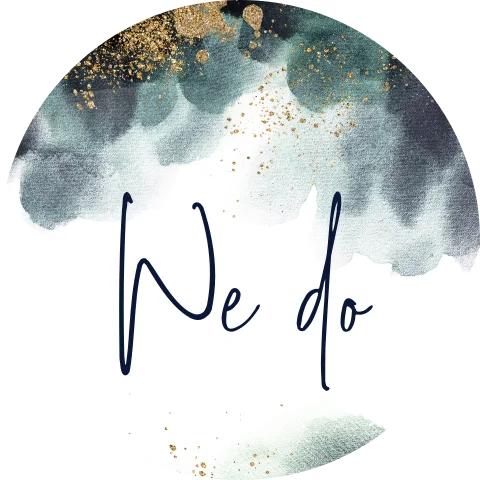 Briefsiegel mit goldenen Akzenten: "Aquarellliebe"