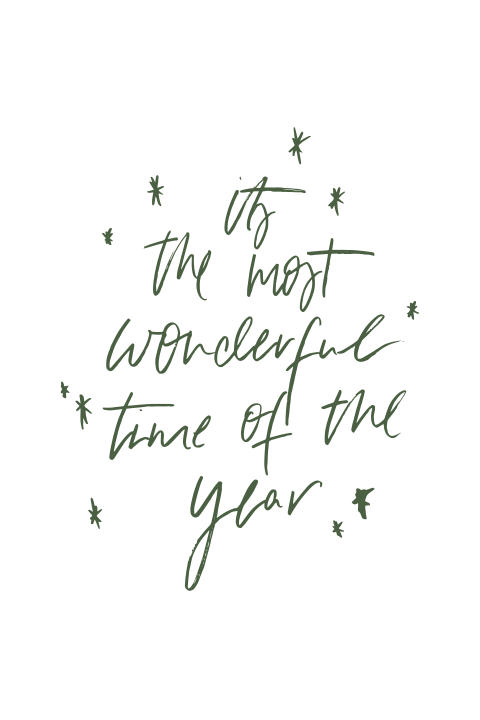 Most wonderful time of the year