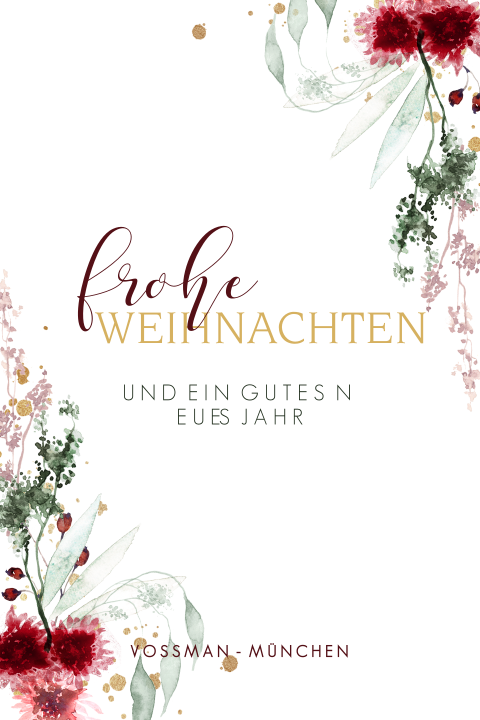 Weihnachtliche Blüten