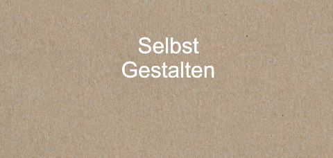 Einfachkarte blanko panorama Kraftpapier