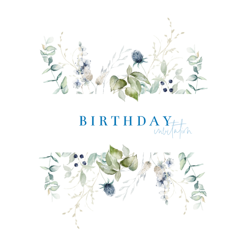 Ice blue birthday - 30