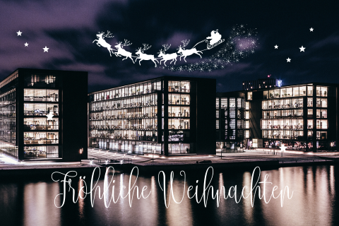 Stylische Weihnachtskarte mit Ihrem individuellem Bild