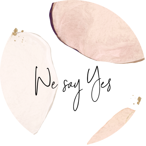 Briefsiegel mit rosafarbenen Aquarellakzenten