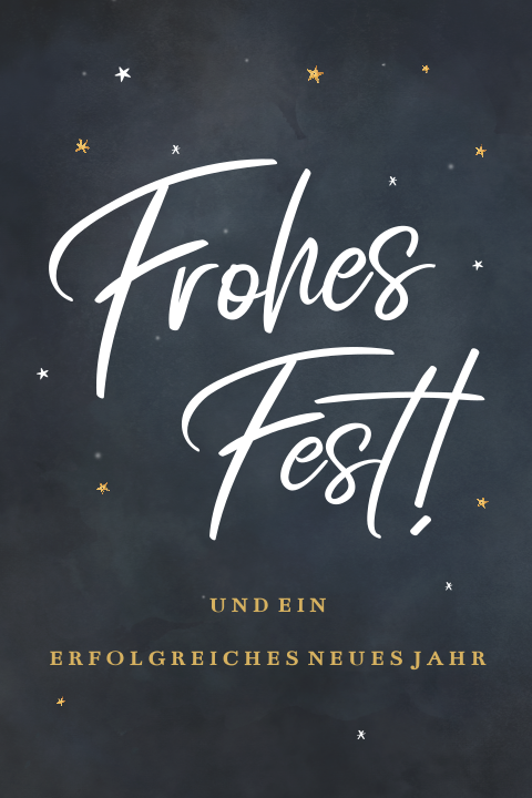 Weihnachtlicher Sternenhimmel