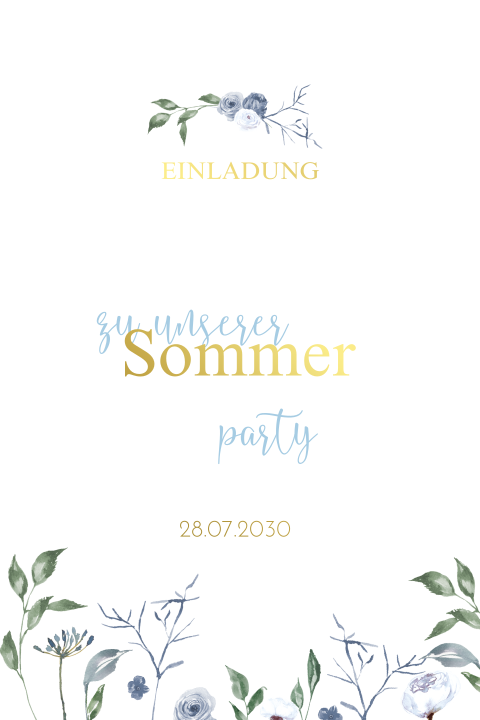Florales Sommerfest