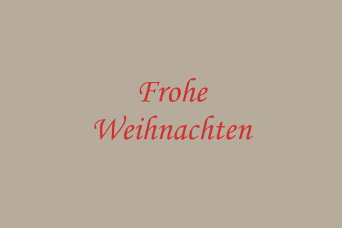 Frohe Weihnachten