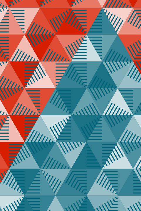 Abstraktes Christbaummuster