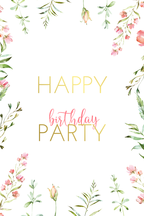 Blumige Glückwünsche