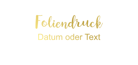 Einfachkarte blanko panorama Foliendruck