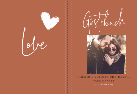 Gästebuch "Lettering"