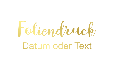 Doppelkarte blanko queformatig Falz oben Foliendruck