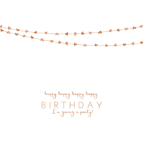 Birthday Girlande