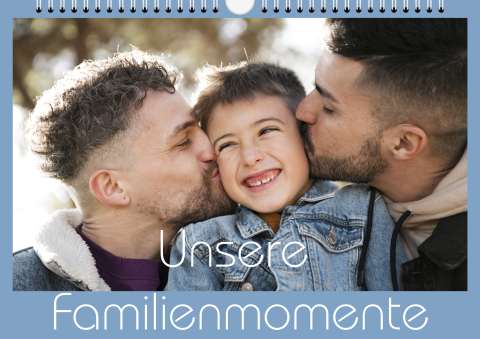 A3 Jahreskalender Querformat mit eigenen Fotos