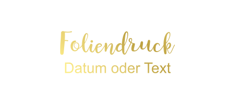 Einfachkarte blanko panorama Foliendruck