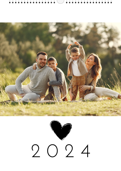 A3 Jahreskalender mit eigenen Fotos