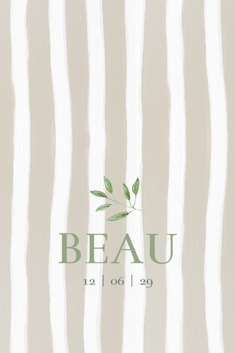 ontwerp streep penseelstrepen takje