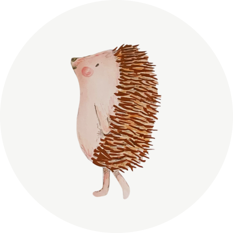 Sluitsticker egel