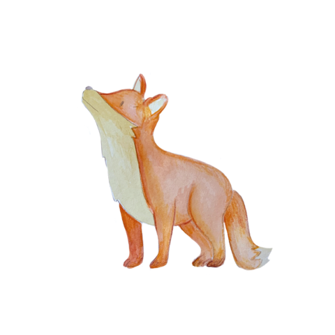 Sluitsticker vos