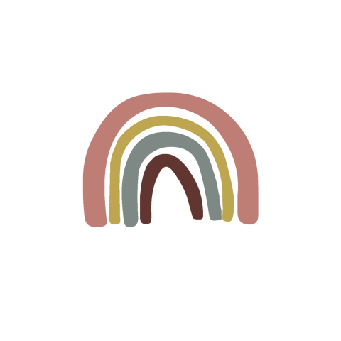 Sluitsticker regenboog
