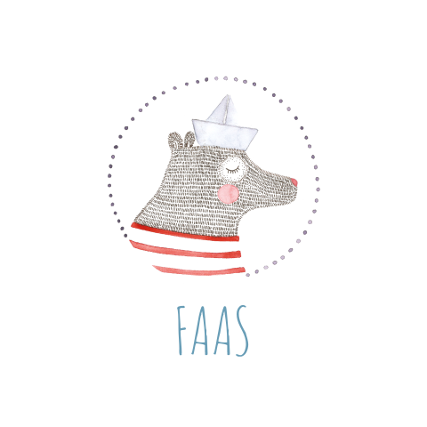 Uniek geboortekaartje met beer