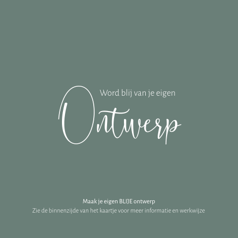 Zelf ontwerpen kleurinspiratie groen