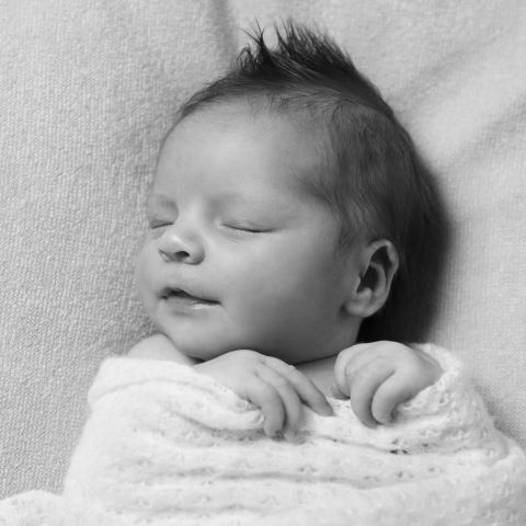 Baby fotokaart als extra kaartje