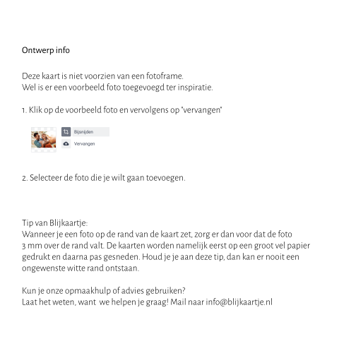 Kaart binnenkant