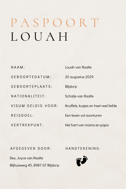 Kaart binnenkant