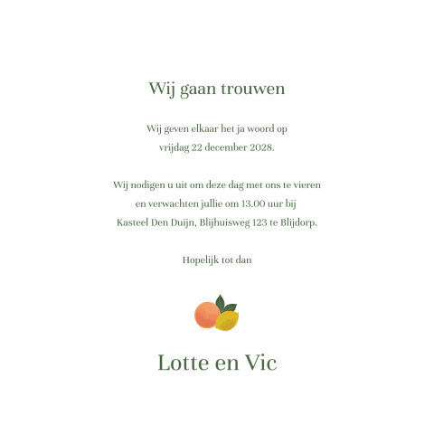 Kaart binnenkant