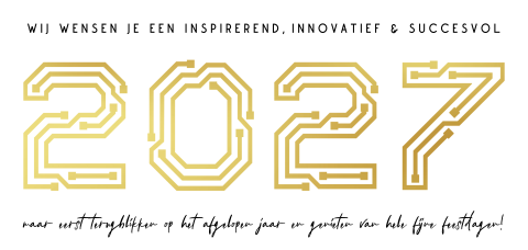 Zakelijke kerstkaart connecties en verbinden