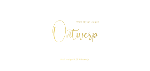 Zelf ontwerpen folie panorama gevouwen