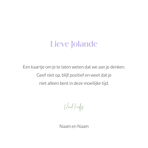 Kaart binnenkant