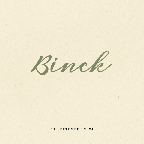 Basic en minimalistisch jongenskaartje op duurzaam papier